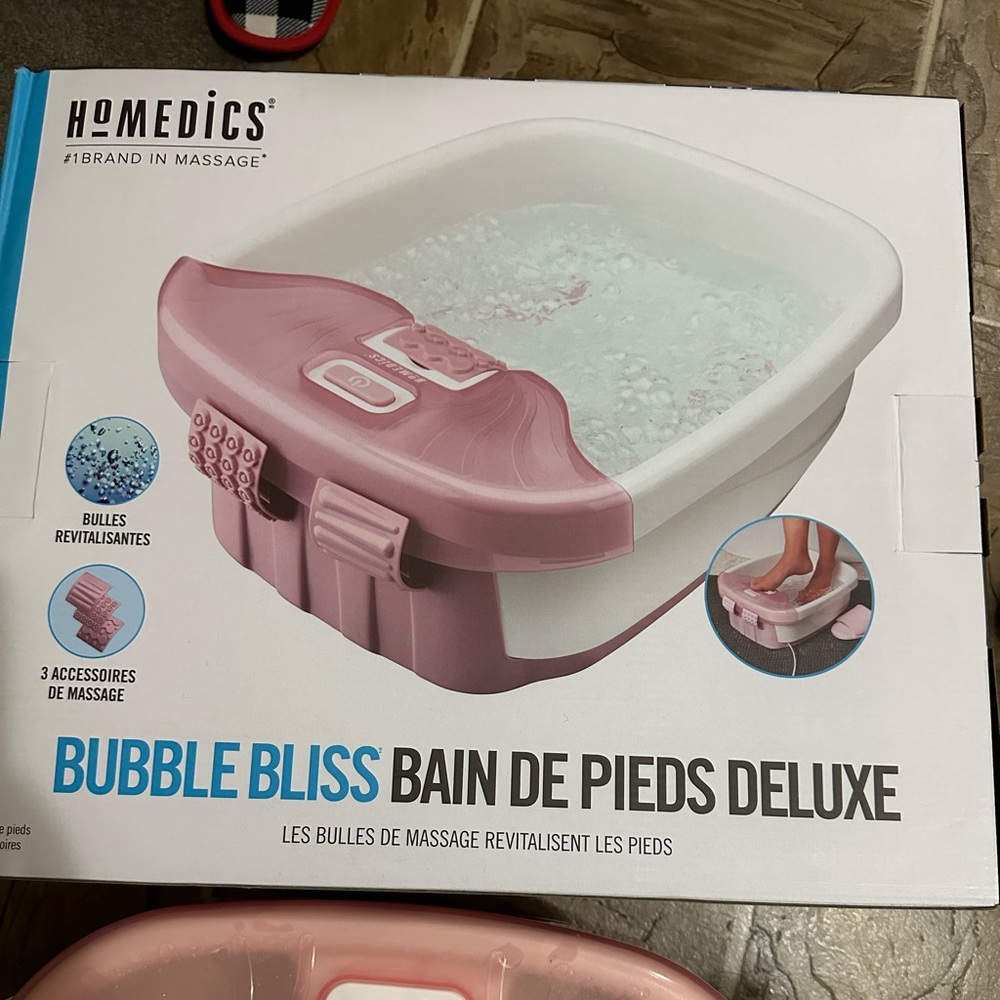 Homedics Bubble Bliss footbath massager